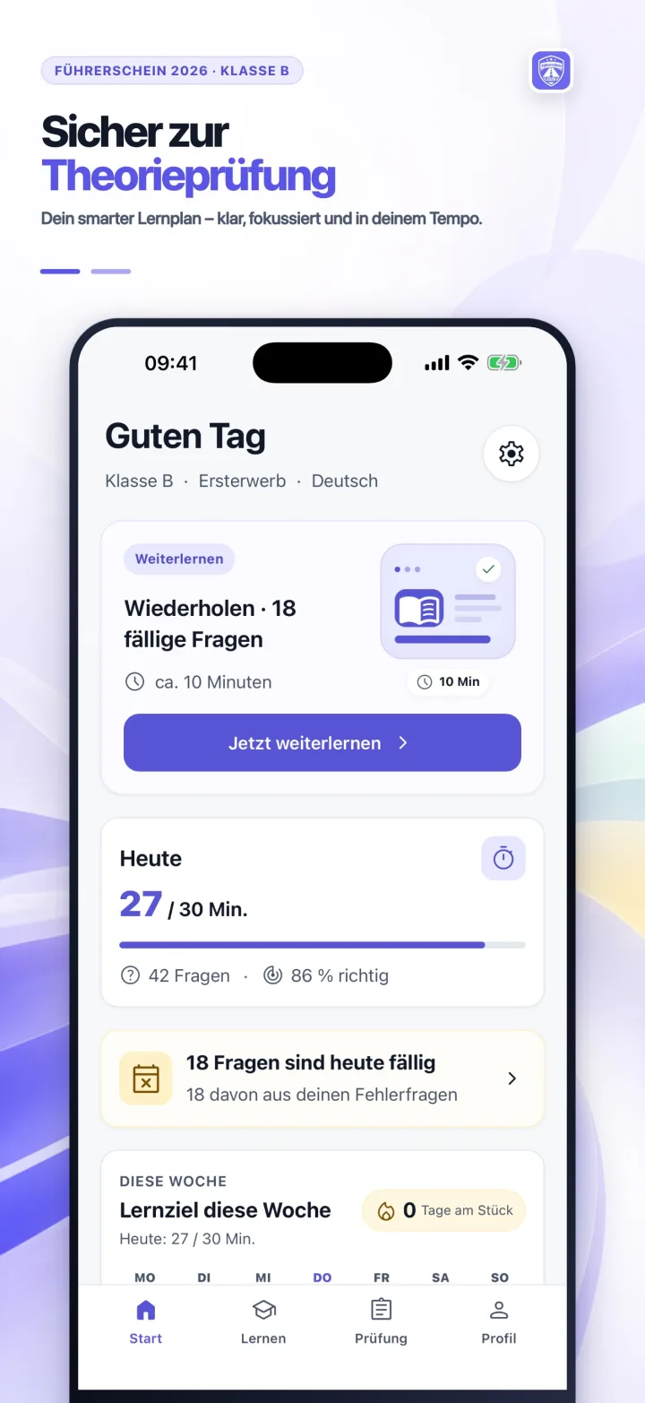 Führerschein 2026 Platinum screenshot 1