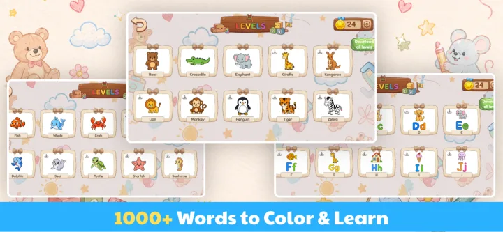 Learn English by Coloring screenshot 3