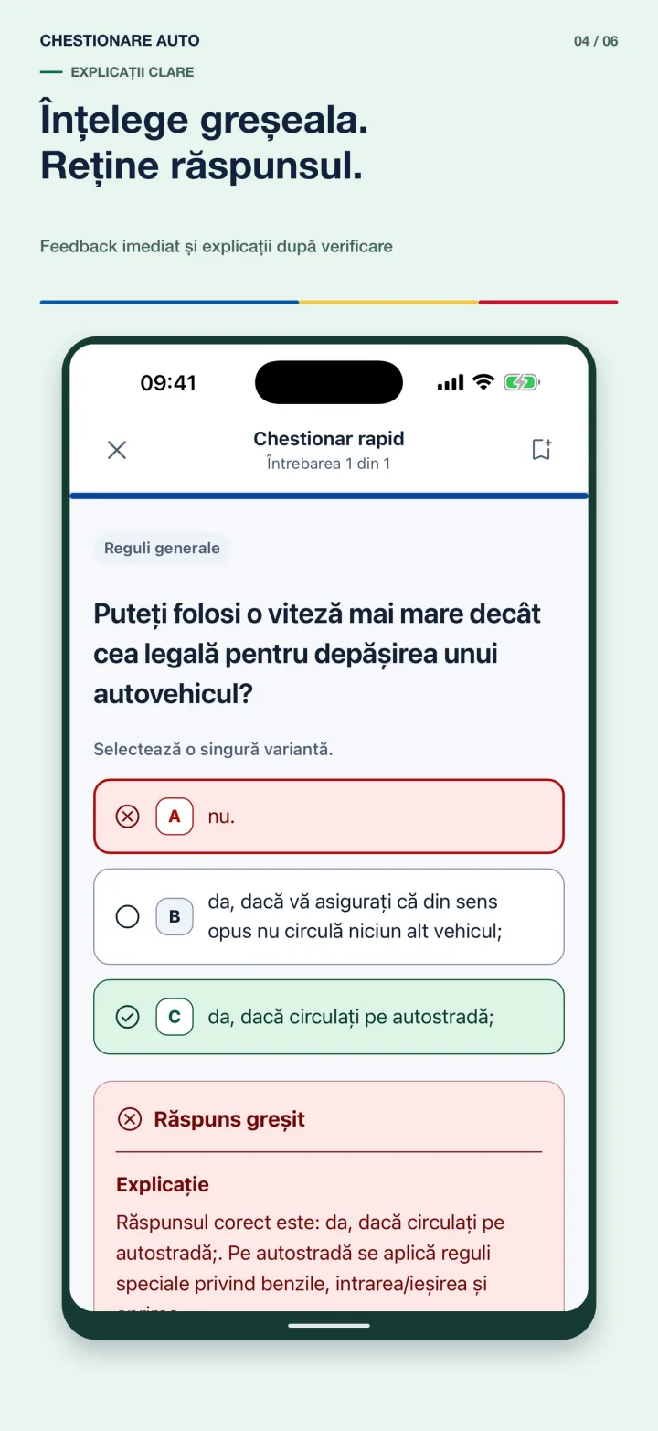 Chestionare Auto România 2026 screenshot 3